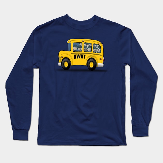 swat bus Long Sleeve T-Shirt by 752 Designs